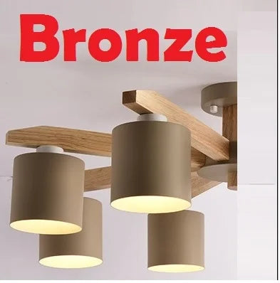 Decorbites™ Eisen- und Holz-Lüster: Beleuchtung für Kinderzimmer & Kücheninsel