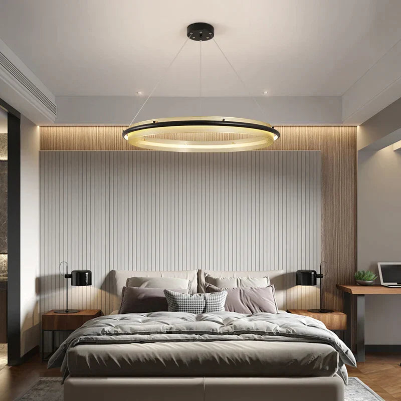 DecorBites™ Honeycomb Round Pendant Light: Modern Nordic Style for Living Room and Dining Room