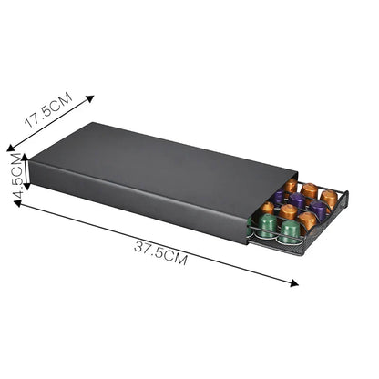 Decorbites™ 40 Pods Kaffeekapsel-Halter-Ständer für Nespresso - Kaffeorganizer