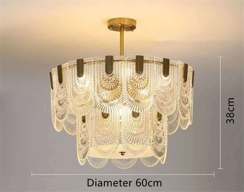 Decorbites™ Kunstglas-Leuchter: Elegante Luxusbeleuchtung für Wohn-, Ess- und Schlafzimmer