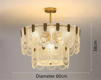 Decorbites™ Kunstglas-Leuchter: Elegante Luxusbeleuchtung für Wohn-, Ess- und Schlafzimmer