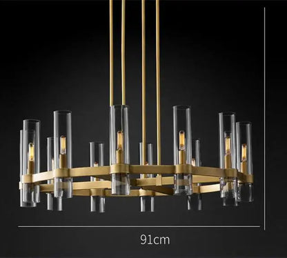 Decorbites™ Glas-Hängelampe mit E14 LED, Chrom-Finish, Retro-Design