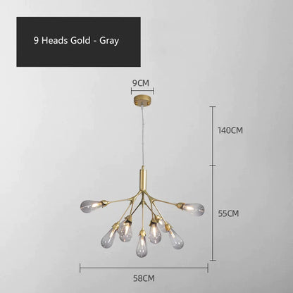 Decorbites™ Elegante Leuchtkäfer-Lüster – Luxuriöse nordische Beleuchtung für Schlafzimmer & Restaurant