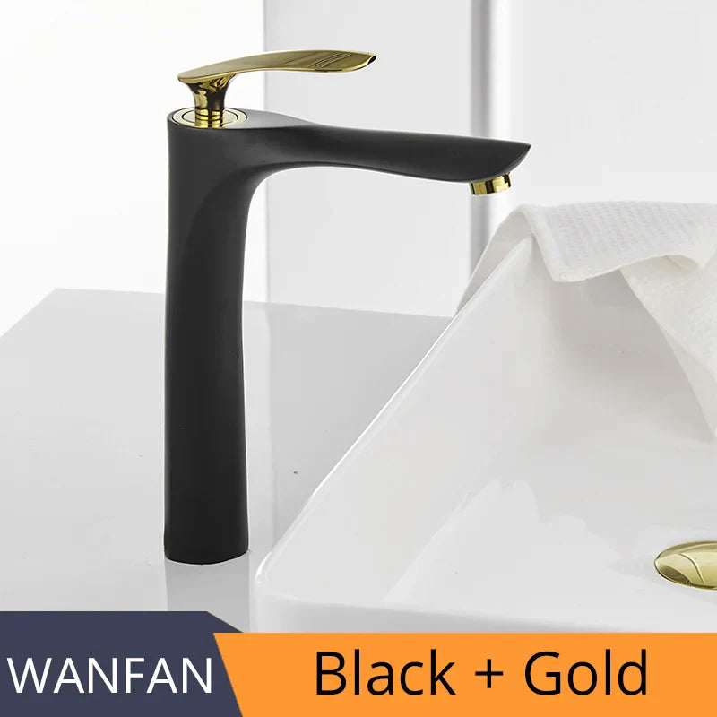 Gold Chrome Brass Faucet