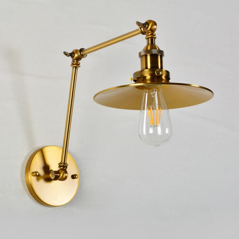 Gold Adjustable Wall Light
