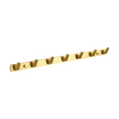 Decorbites™ Gebürstetes Gold-Aluminium-Garderobenhaken-Set für Badezimmer und Küche