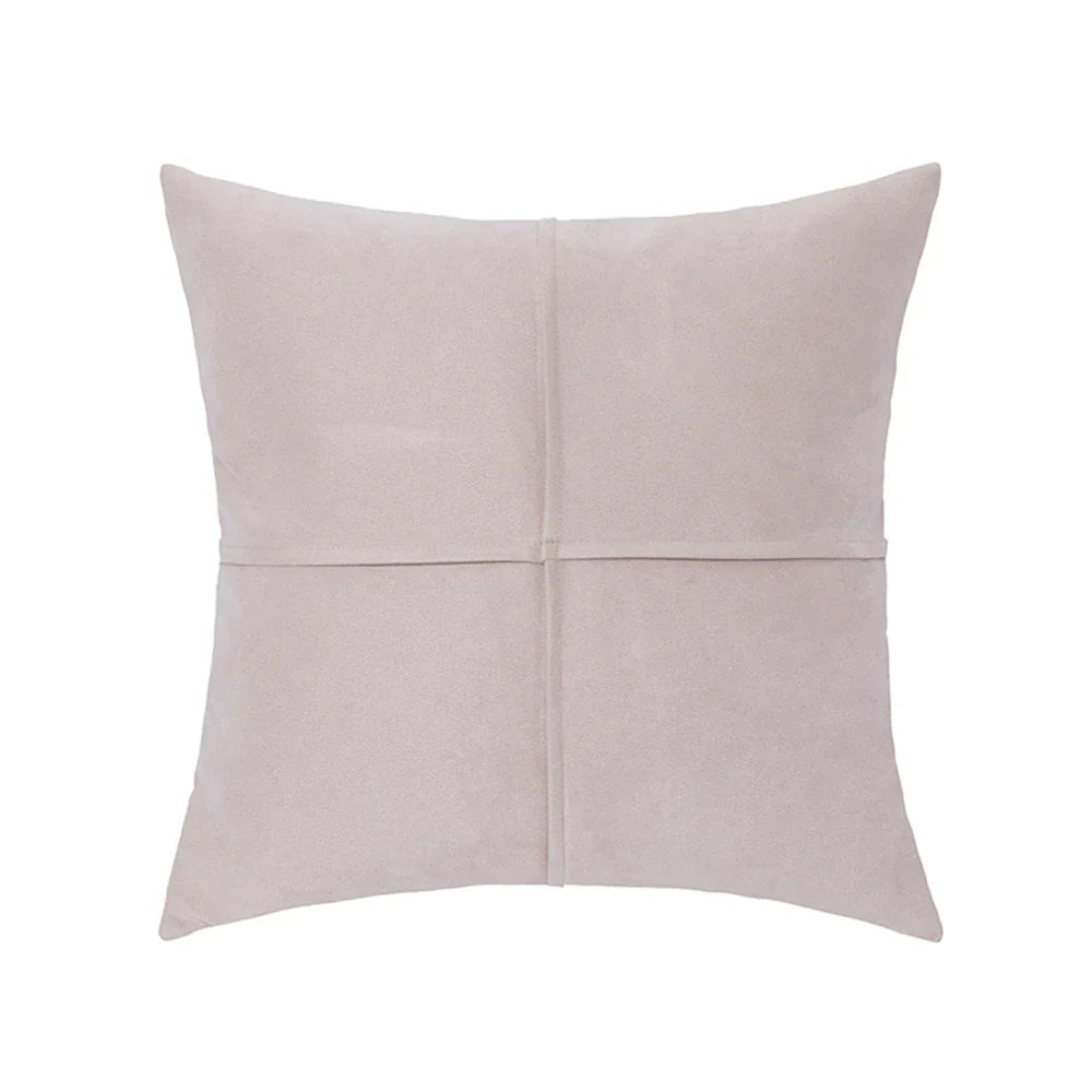DecorBites™ Cross Faux Suede Throw Pillow Cover for Car Couch Sofa Bed Home Decor