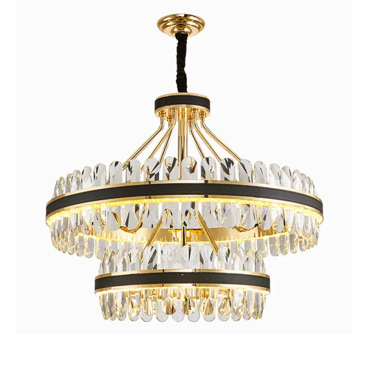 Decorbites™ Gold Edelstahl Kristall-Kronleuchter für das Esszimmer