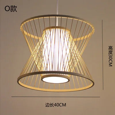 Bamboo Modern Chandelier Light