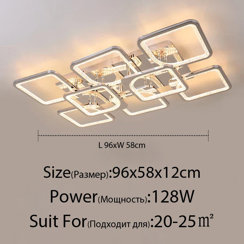 Decorbites™ LED-Kronleuchter: Fernbedienbar dimmbare Innenbeleuchtung für Schlafzimmer, Restaurant, Wohnzimmer