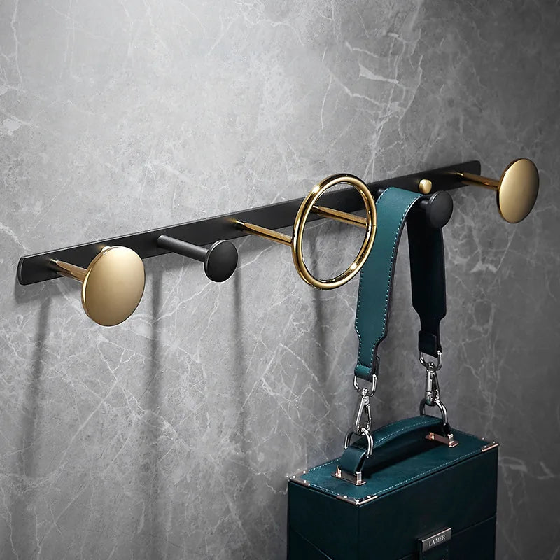 Gold Black Bathroom Hardware
