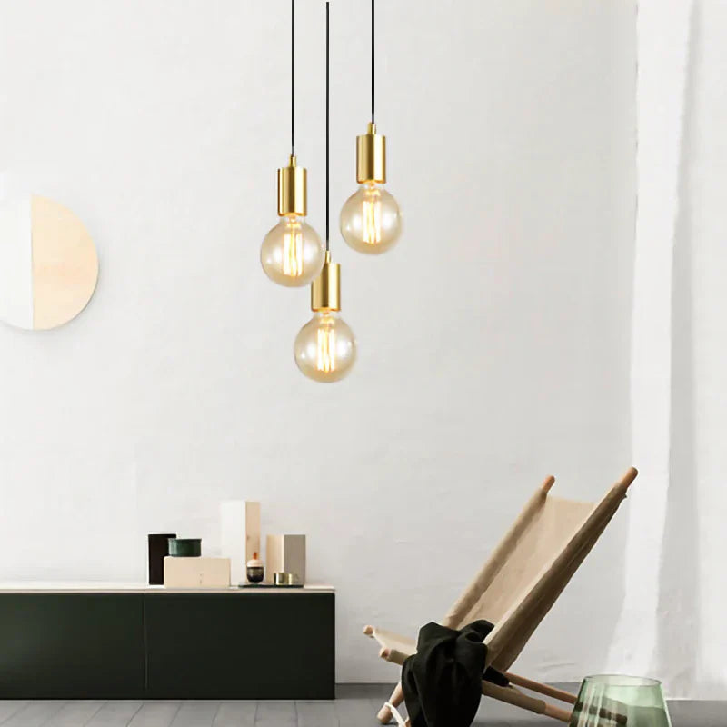 Decorbites™ Golden E27 LED-Kronleuchter für Schlafzimmer und Arbeitszimmer