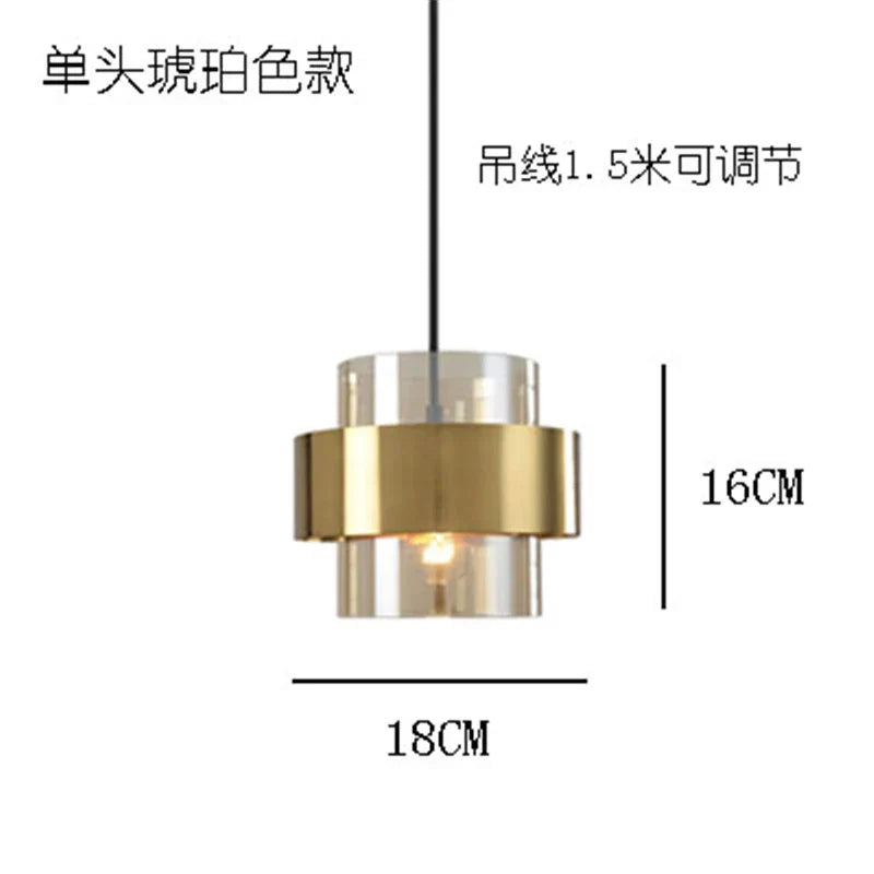 Nordic Gold Pendant Light