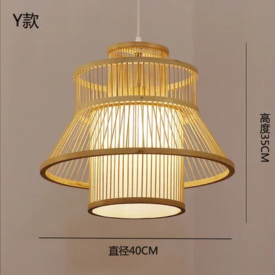 Bamboo Modern Chandelier Light