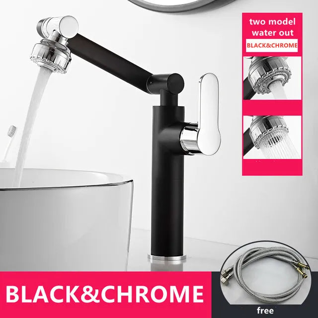 Gold Black Bathroom Faucet