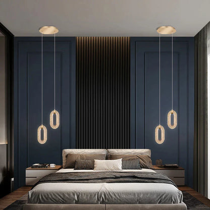 Decorbites™ Duplex-Kristall-Leuchter: Luxuriöse ausbalancierte Pendelleuchte für das Wohnzimmer der Villa & Treppenhaus