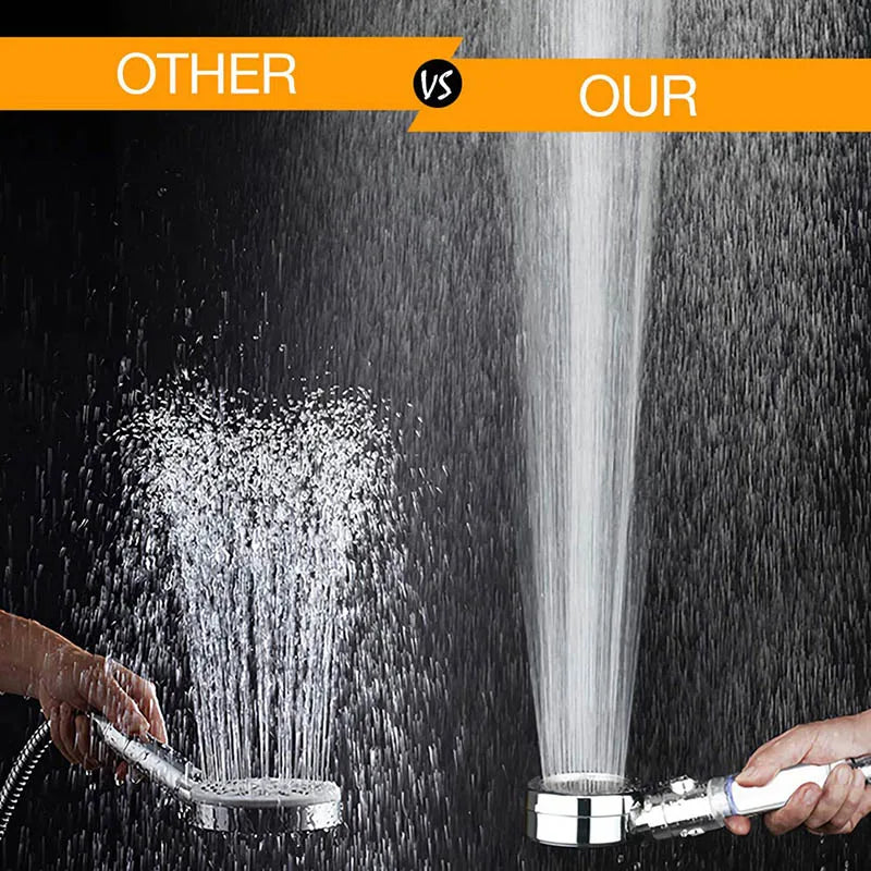 Silver Filtered Shower Sprayer