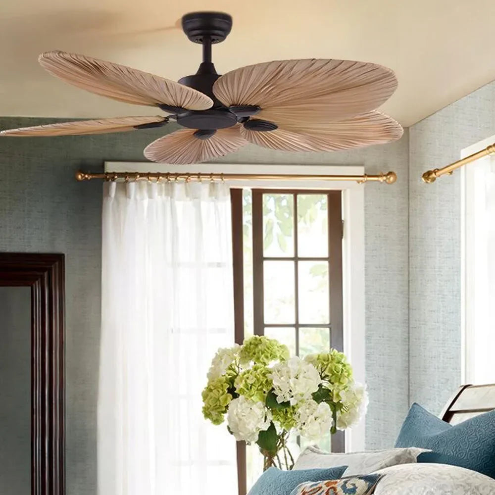 DecorBites™ 52 Inch LED Ceiling Fan Without Light Remote Control Reverse Function