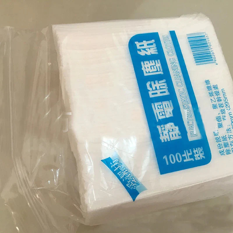 Decorbites™ Küchenreinigungstücher 100er-Pack: Einweg-Elektrostatische Staubentfernungs-Papiertücher, Ersatz-Schwamm