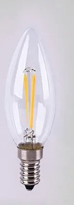 Decorbites™ Frosted E14 LED-Kerzenleuchte Kristalllampe Warmweiß Retro-Filament-Birnen