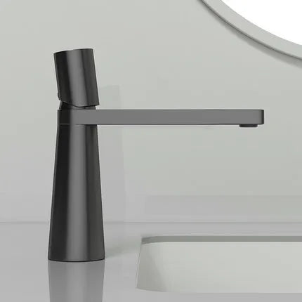 Decorbites™ Gebürsteter Gold Waschbeckenarmatur - Elegantes Messing Badezimmer-Mischbatterie für das Lavabo