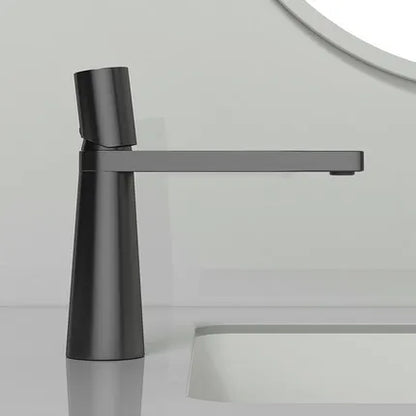 Decorbites™ Gebürsteter Gold Waschbeckenarmatur - Elegantes Messing Badezimmer-Mischbatterie für das Lavabo