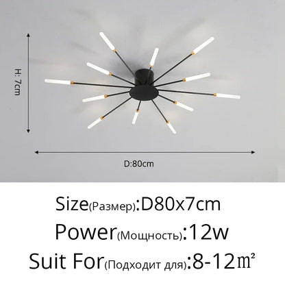 Decorbites™ LED-Akrylfußbodenleuchte für Schlafzimmer Flur Wohnzimmer Kinderzimmer, moderne Leuchte