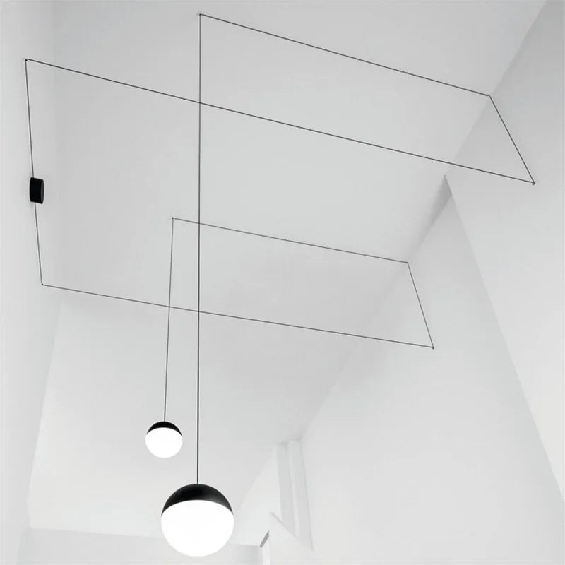 Decorbites™ Geometrische Glas-Kugel LED-Hängeleuchte Deckenlampe für Wohnzimmer Esszimmer Schlafzimmer