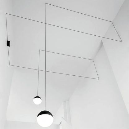 Decorbites™ Geometrische Glas-Kugel LED-Hängeleuchte Deckenlampe für Wohnzimmer Esszimmer Schlafzimmer