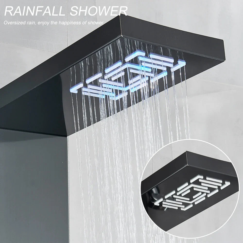 LED Rainfall Shower System