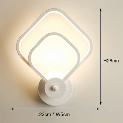 Decorbites™ LED Wandlampe: Moderne Nachttischlampe für das Schlafzimmer, Wandleuchte für das Wohnzimmer, Beleuchtung für die Hausdekoration