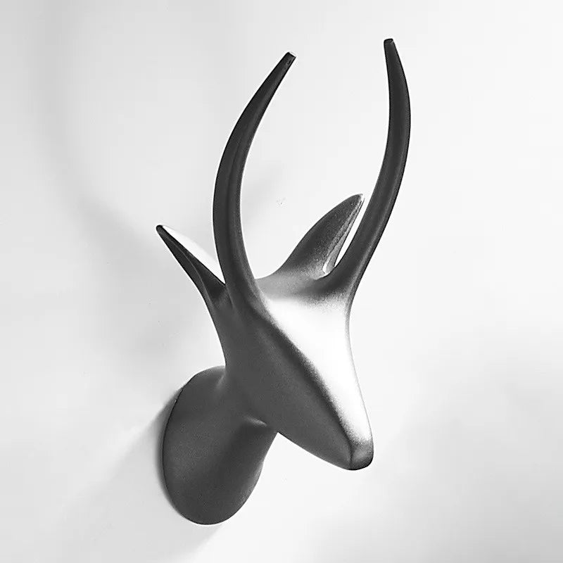 DecorBites™ Gun Grey Robe Hooks: Wall Mount Towel Hanger for Bathroom, Clothes, Hat, Coat