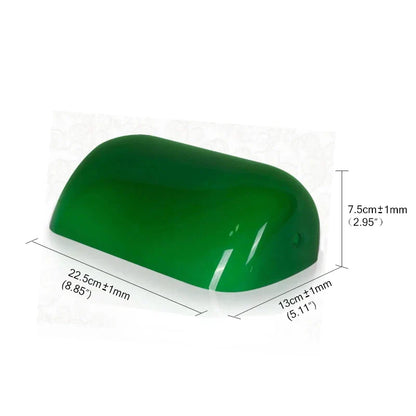 Decorbites™ Glas-Bankier-Lampenschirm für Tischlampen in 4 Farben