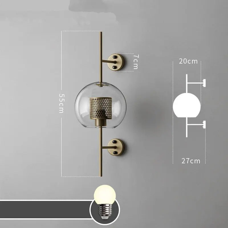 Decorbites™ Glas-Industriel-Wandleuchten für Wohnzimmer, Schlafzimmer und Esszimmer