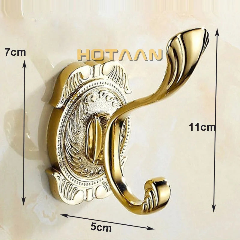 Gold Chrome Wall Hooks