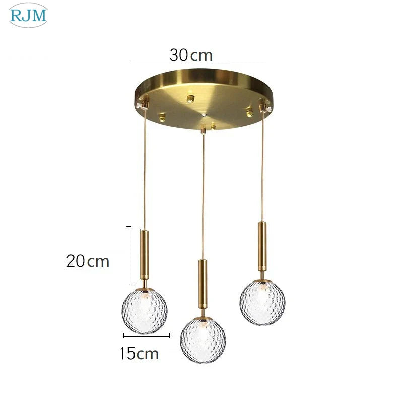 Decorbites™ Glasball-LED-Hängeleuchte: Nordisch Modern, Ein-Kopf, Kreatives Design