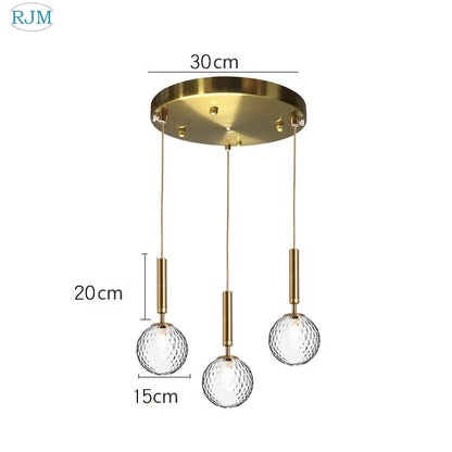 Decorbites™ Glasball-LED-Hängeleuchte: Nordisch Modern, Ein-Kopf, Kreatives Design