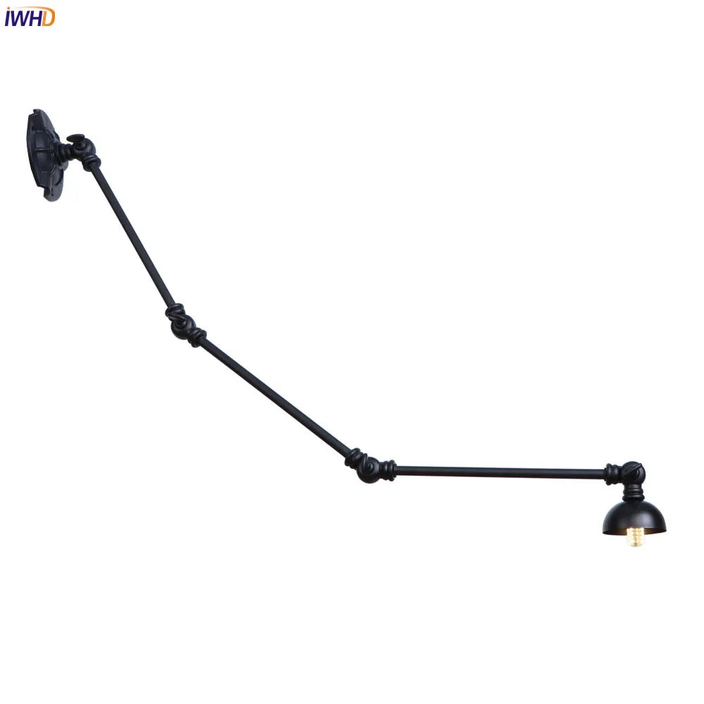 Decorbites™ Industrielles Vintage Verstellbares Schwing-Wandleuchter Treppenlicht - Set aus 3