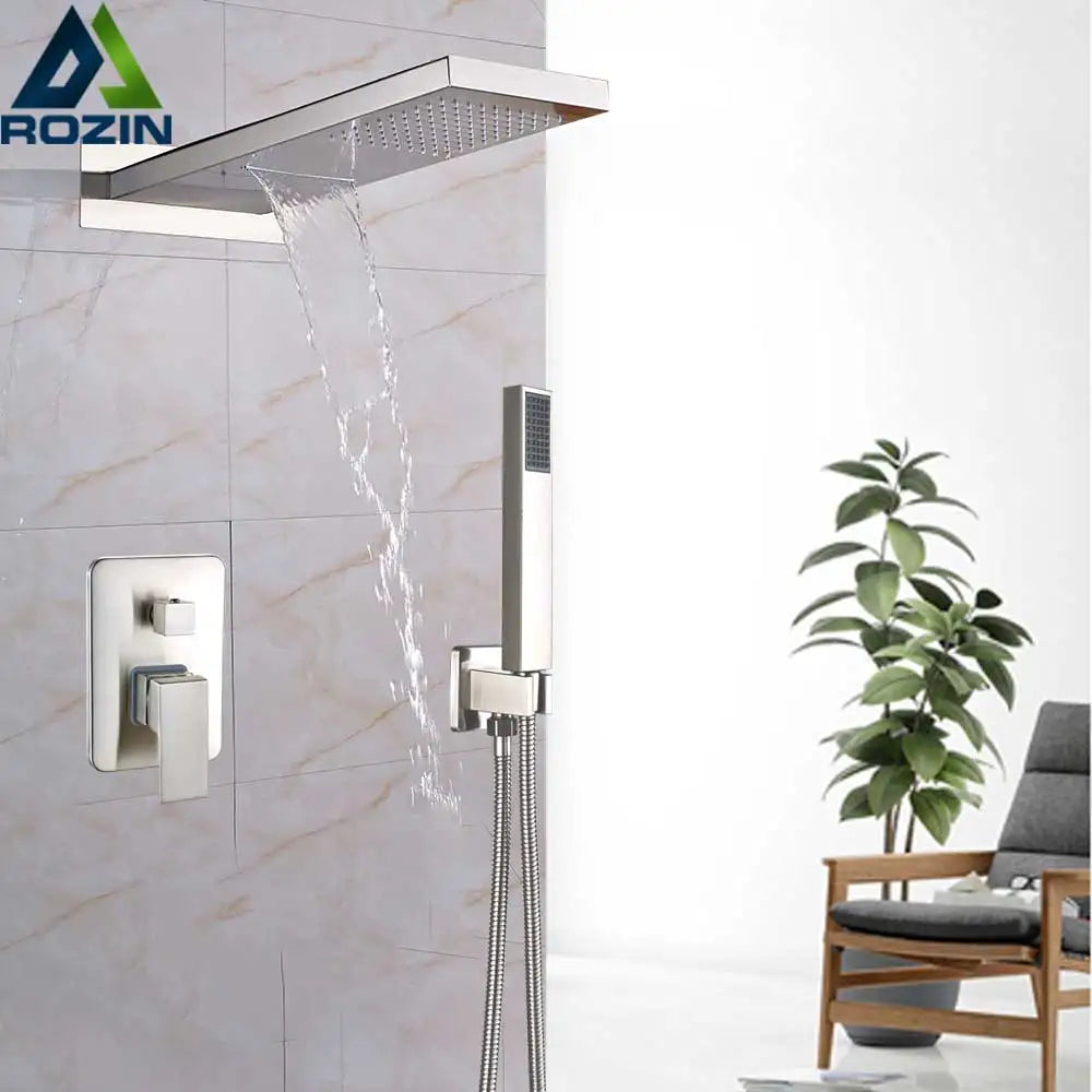 Golden Chrome Shower Set