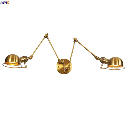 Decorbites™ Industrielle Schwenkbare Wandarm-Wandleuchte Schlafzimmer Badezimmer Loft Vintage