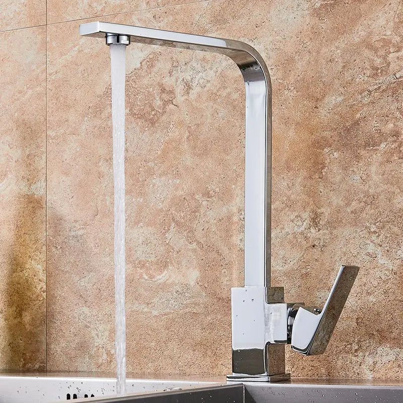 Decorbites™ Küchenarmatur: Gebürstetes Gold/Nickel/Schwarz Heiß-Kalt-Mischbatterie Wasserhahn