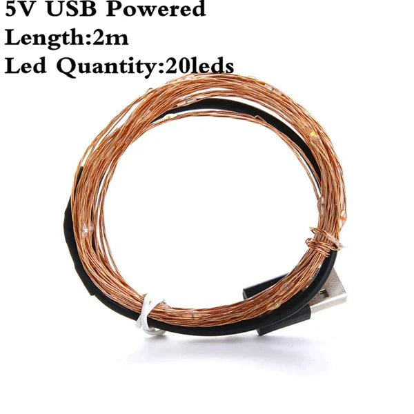 DecorBites™ Garland Led String Light for Christmas Wedding Party Decoration
