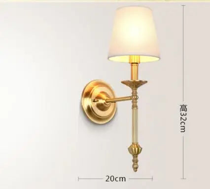 DecorBites™ Copper Vintage LED Wall Sconce for Home Living Room Lighting