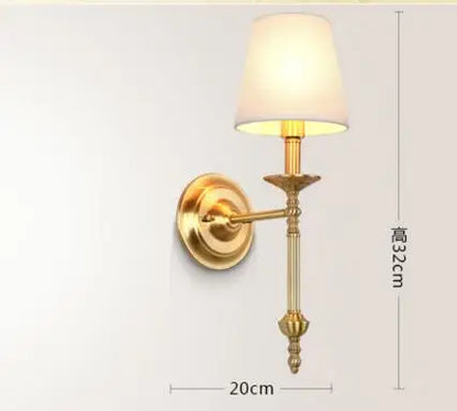 DecorBites™ Copper Vintage LED Wall Sconce for Home Living Room Lighting