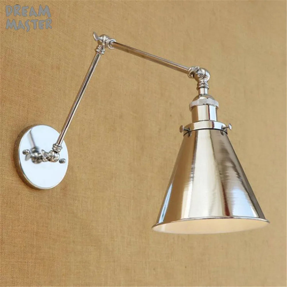 Decorbites™ Traum-Meister Chrome Wandapplikation Silberglanz Moderne Metall Bemalte Wandlampe