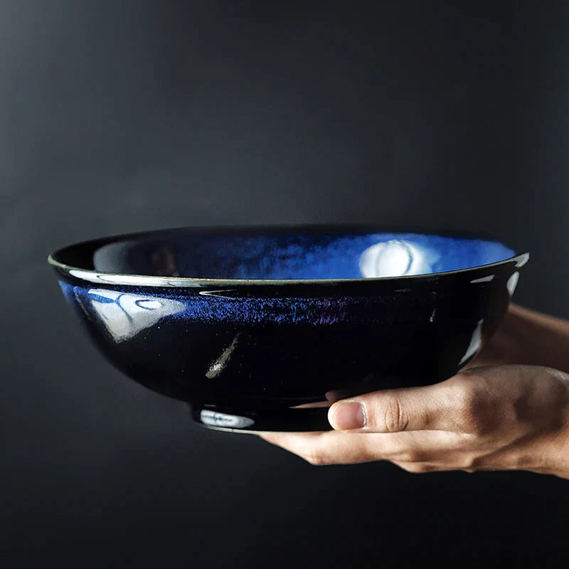 Decorbites™ im Ofen gebrannter Keramik-Nudel-Schüssel - Große Suppen-Schüssel für Ramen, Reis und Salat