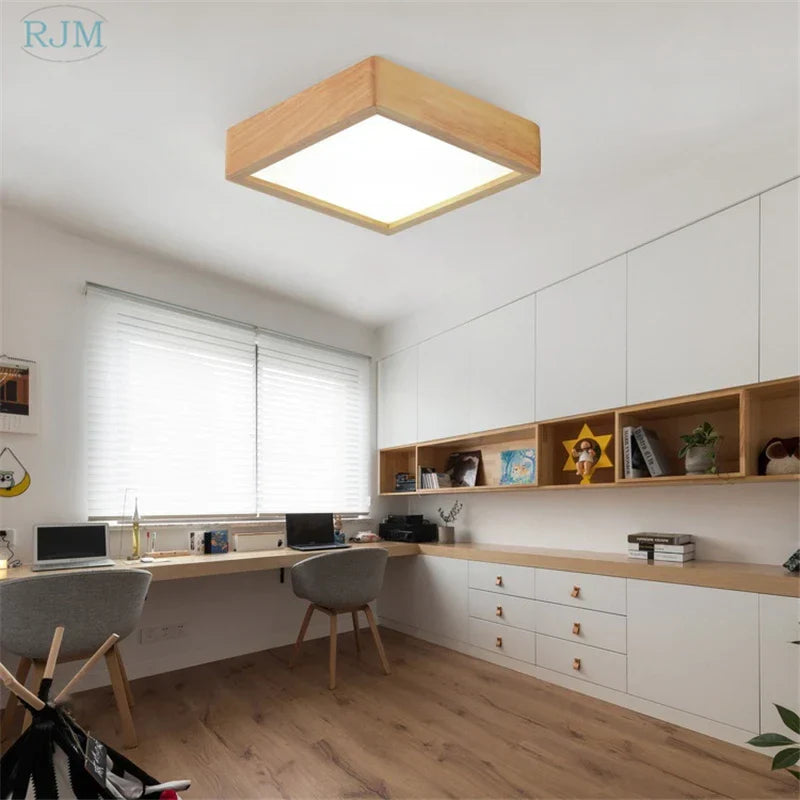 Wood Ceiling Lamp
