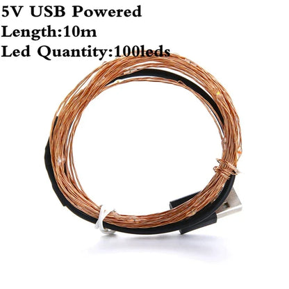 DecorBites™ Garland Led String Light for Christmas Wedding Party Decoration