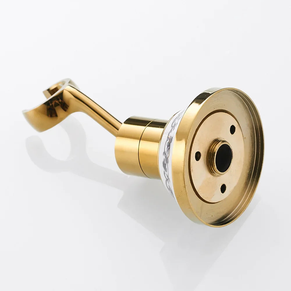 Gold Brass Shower Holder
