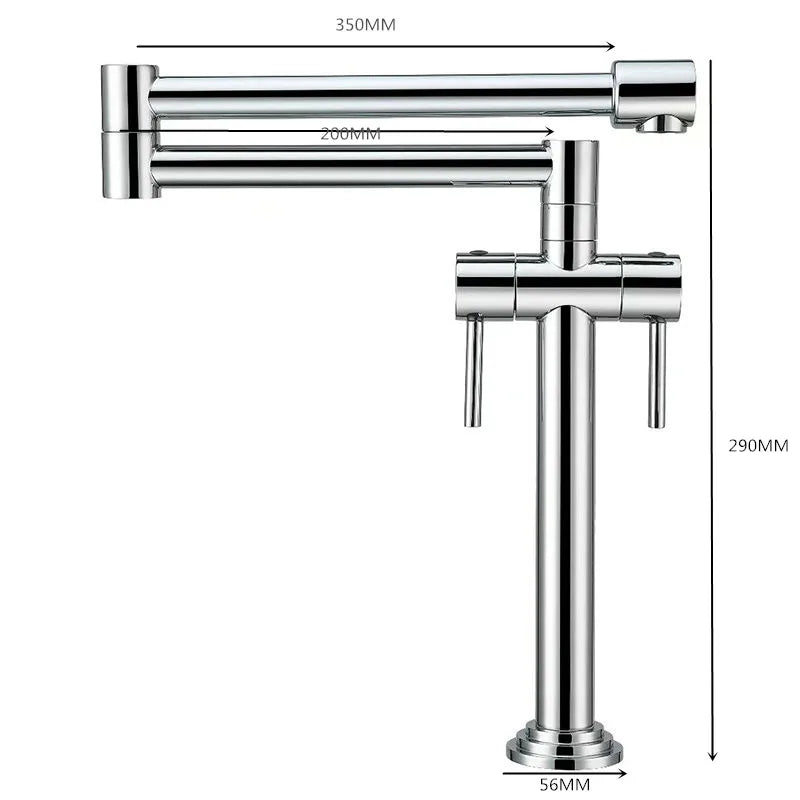 Brass Deck Kitchen Faucet